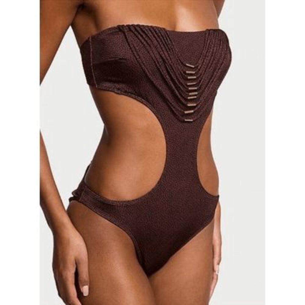 ❤️ NWT Victoria’s Secret Strapless Hardware Monokini Large ❤️